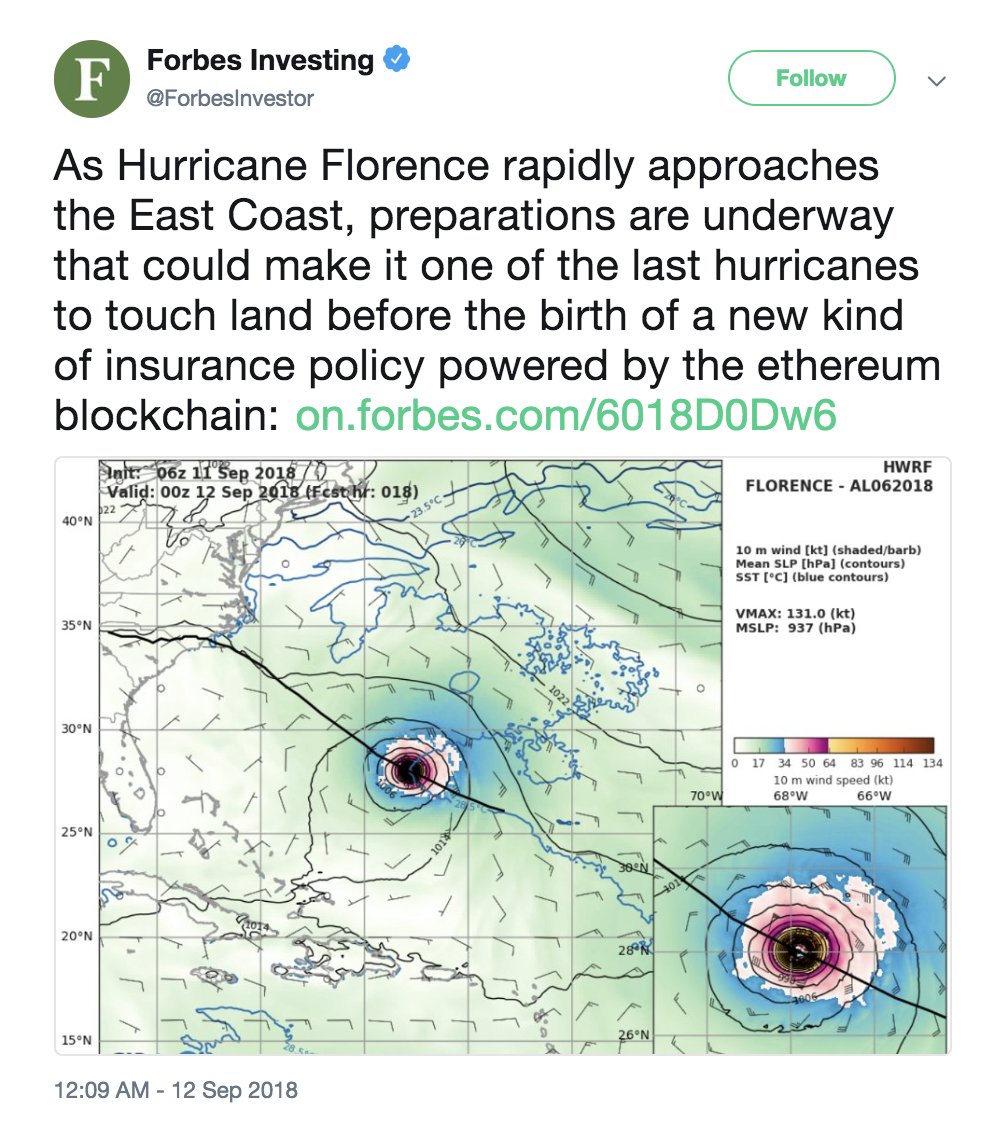 Forbes hurricane tweet