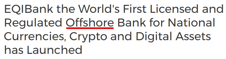 EQIBank press release